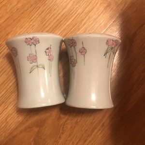 Vintage-JHR Bavaria salt & pepper shaker-floral